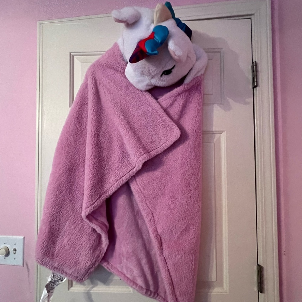 Girls JoJo Siwa Unicorn Hooded Blanket